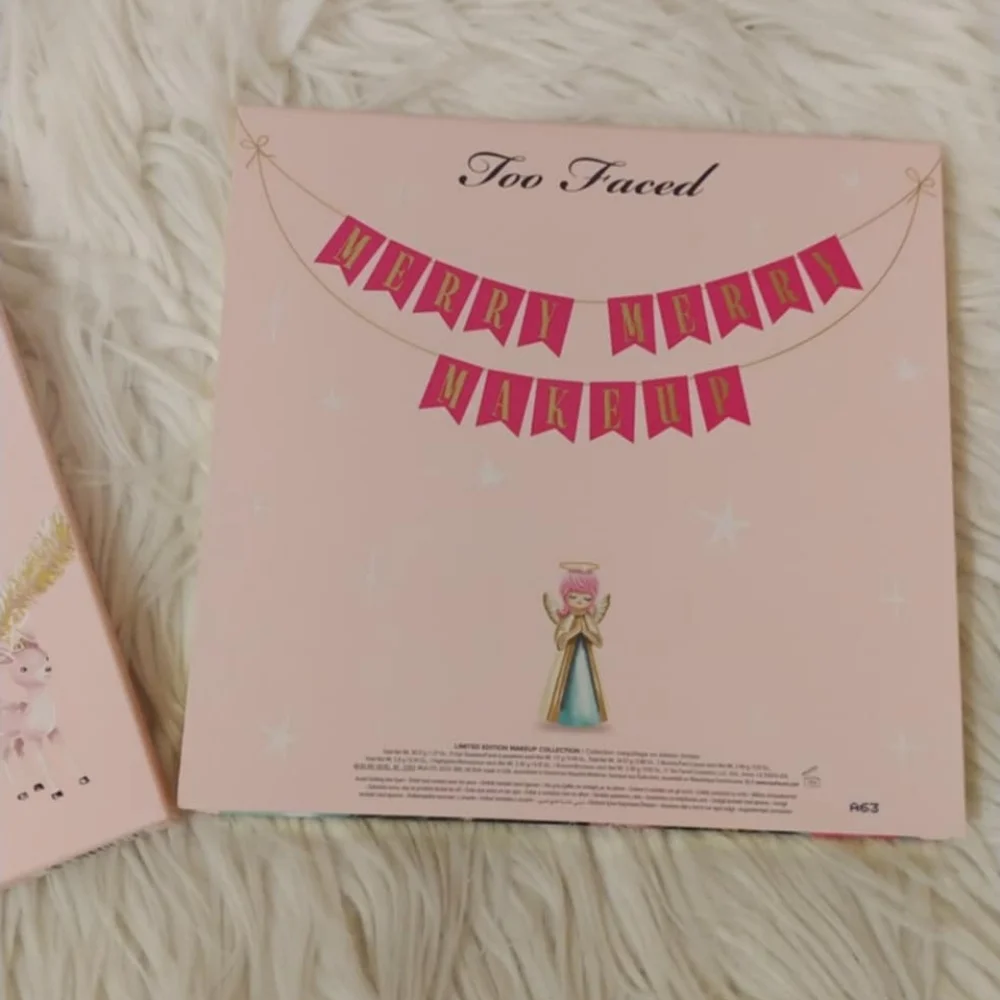 🎄FIRM! NWT TOO FACED MERRY MERRY MAKEUP FACE AND EYE PALETTE (LIMITED EDITION)